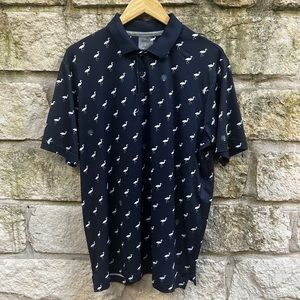 Puma Performance Avian Polo in Navy/White Size Medium